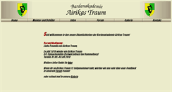 Desktop Screenshot of airikas-traum.de