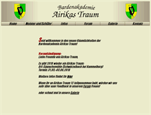 Tablet Screenshot of airikas-traum.de